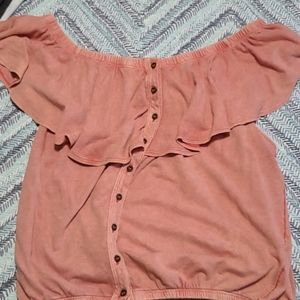 Free People Off the Shoulder Top